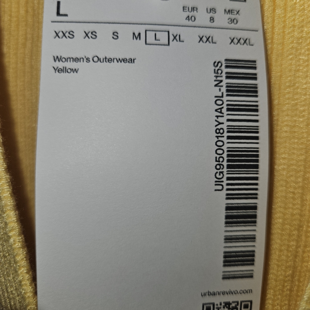 Urban Revivo Brand New Women's Yellow Cardigan - Picture 7 of 9